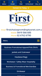 Mobile Screenshot of firstchoicepromotions.com.au